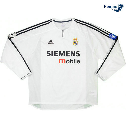 Classico Maglie Real Madrid Prima Manica lunga 2003-04