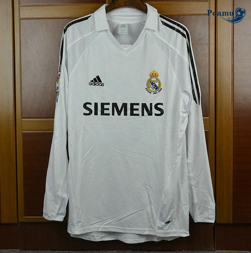 Classico Maglie Real Madrid Manica lunga Prima 2005-06