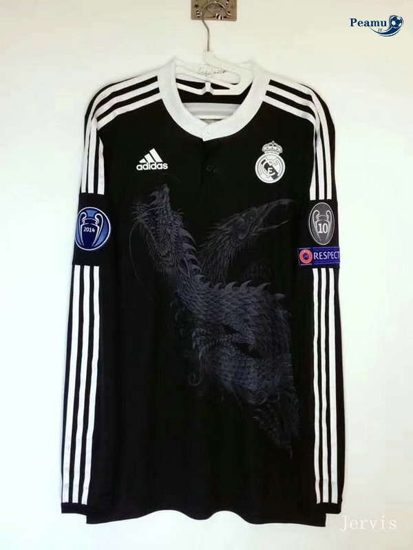 Classico Maglie Real Madrid Manica lunga Terza 2014-15