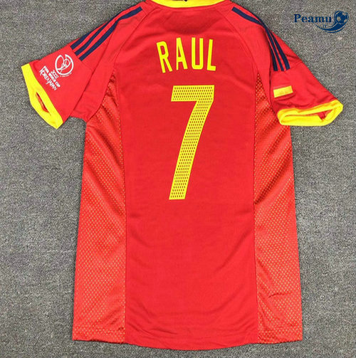 Classico Maglie Spagna Prima (7 Raul) 2002-2003