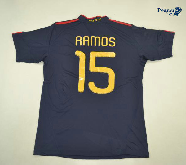 Classico Maglie Spagna Seconda (15 Rrmos) Coppa Del Mondo 2010