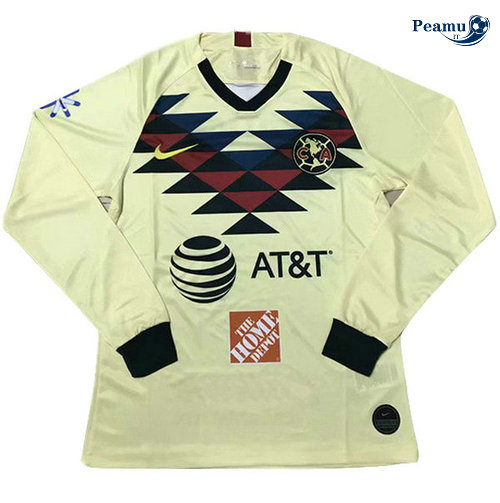 Maglia Calcio CF American Prima Manica lunga Giallo 2019-2020