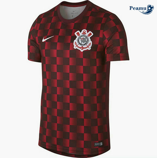 Maglia Calcio Corinthians Training Rosso 2019-2020
