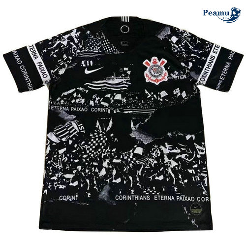 Maglia Calcio Corinthians Nero 2019-2020