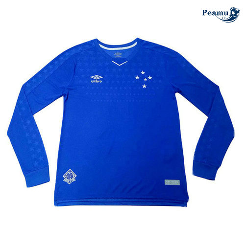 Maglia Calcio Cruzeiro Prima Manica lunga Azzurro 2019-2020