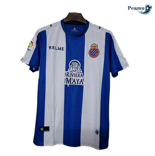 Maglia Calcio RCD Espanyol Prima Azzurro/Bianco 2019-2020