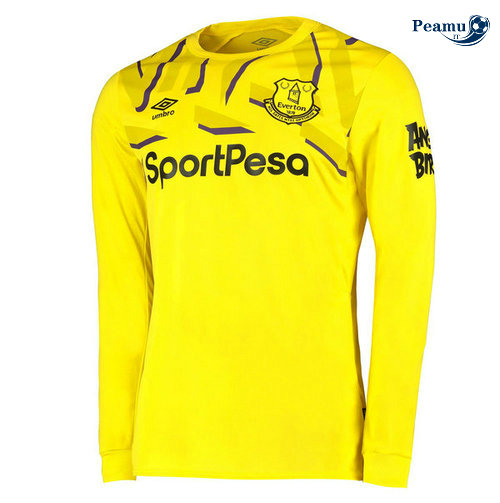 Maglia Calcio EVerdeon Prima Portiere Giallo Manica lunga 2019-2020