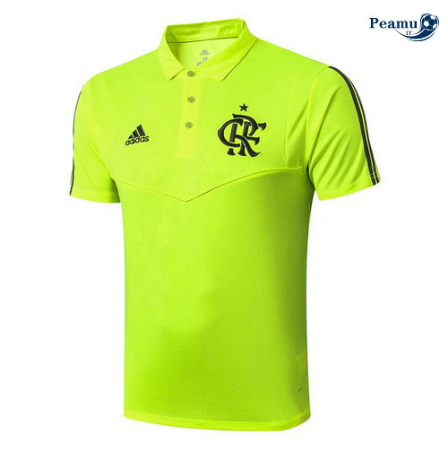 Maglia Calcio Flamengo Pre-Match Verde POLO 2019-2020