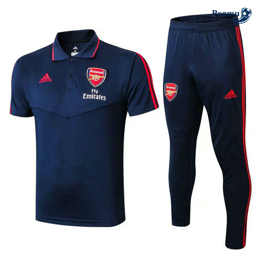 Kit Maglia Formazione POLO Arsenal + Pantaloni Blu navy 2019-2020