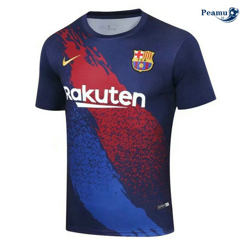 Kit Maglia Formazione Barcellona + Pantaloni Blu navy 2019-2020