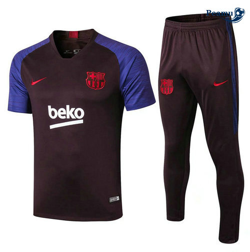 Kit Maglia Formazione Barcellona + Pantaloni Nero 2019-2020