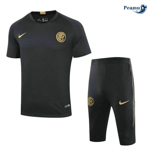 Kit Maglia Formazione Inter Milan + Pantaloni Nero 2019-2020