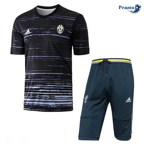 Kit Maglia Formazione Juventus + Pantaloni Nero/Bianco 2019-2020
