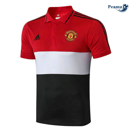 Manchester United POLO Rosso/Nero 2019-2020