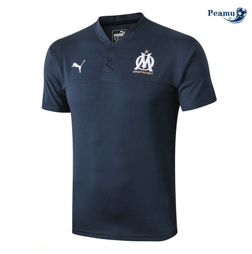 Kit Maglia Formazione Marsiglia + Pantaloni Blu navy 2019-2020