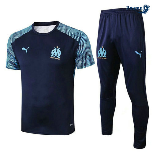 Kit Maglia Formazione Marsiglia + Pantaloni Azzurro 2019-2020