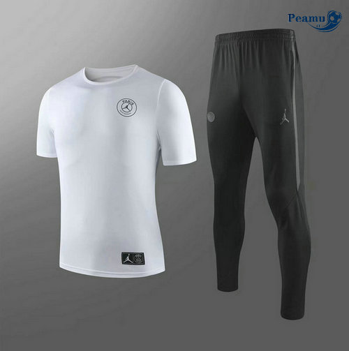 Maglia Formazione PSG + Pantaloni Bianco/Nero 2019-2020