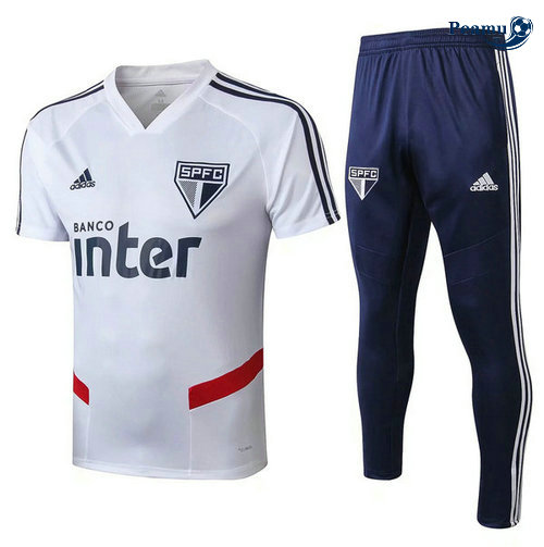 Sao Paulo Tracksui Bianco/Azzurro 2019-2020