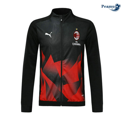 Giacca Calcio AC Milan Nero/Rosso 2019-2020 M001