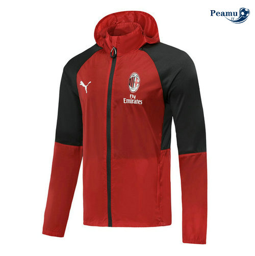 Giacca A Vento AC Milan Rosso 2019-2020