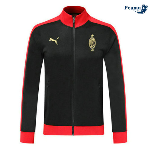 Giacca Calcio AC Milan Nero/Rosso 2019-2020 M002