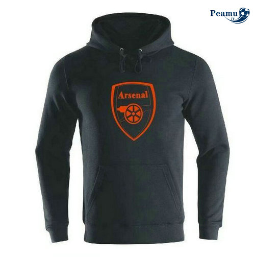 Giacca Con Cappuccio Arsenal Nero 2019-2020