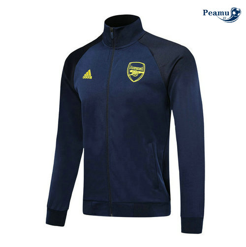Giacca Calcio Arsenal Blu navy 2019-2020 Collo Alto