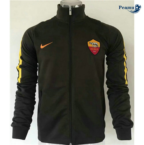 Giacca Calcio Roma Nero/Giallo 2019-2020