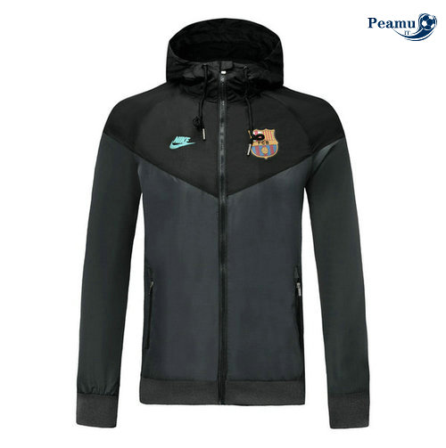 Giacca A Vento Barcellona Nero 2019-2020