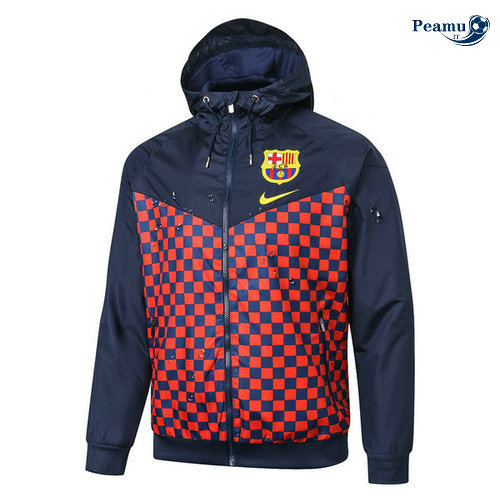 Giacca A Vento Barcellona Blu navy/Rosso Rayon 2019-2020