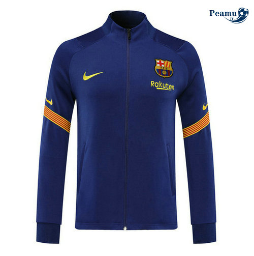 Giacca Calcio Barcellona Blu navy 2020-2021