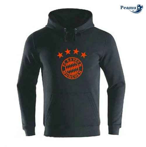 Giacca Con Cappuccio Bayern Monaco Nero 2019-2020