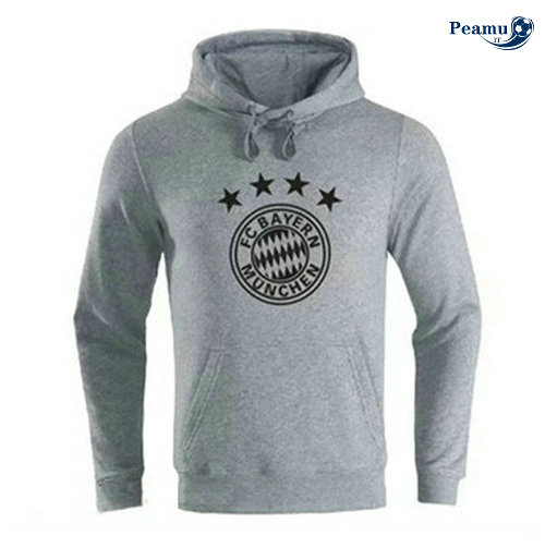 Giacca Con Cappuccio Bayern Monaco Grigio 2019-2020