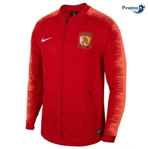 Giacca Calcio Guangzhou Cina Rosso 2019-2020