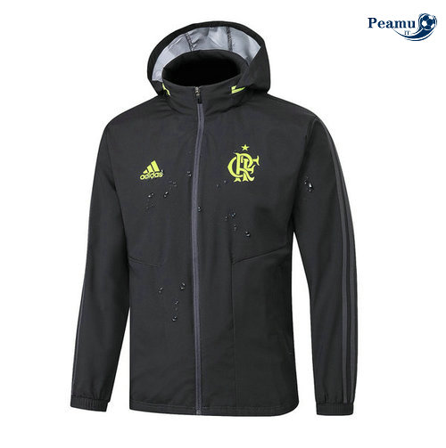 Giacca A Vento Flamengo Nero/Verde 2019-2020