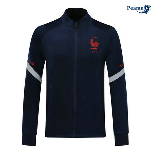 Giacca Calcio Francia Blu navy 2020-2021