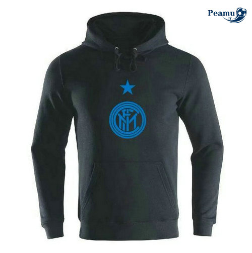 Giacca Con Cappuccio Inter Milan Nero 2019-2020