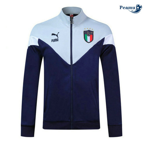 Giacca Calcio Italia Blu navy/Bianco 2019-2020