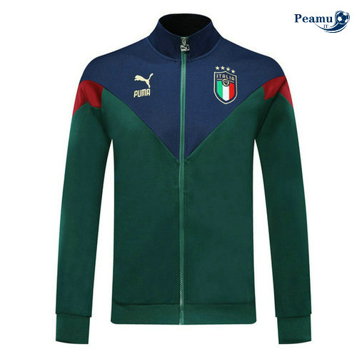 Giacca Calcio Italia Verde/Azzurro 2019-2020