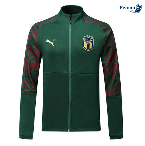 Giacca Calcio Italia Verde 2019-2020