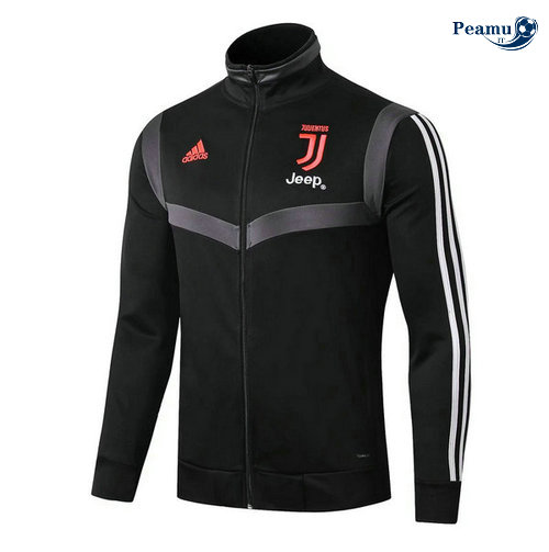 Giacca Calcio Juventus Nero 2019-2020 Collo Alto
