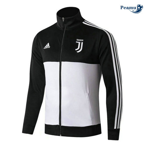 Giacca Calcio Juventus Nero/Bianco 2019-2020 Collo Alto