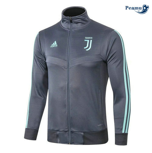 Giacca Calcio Juventus Grigio scuro/Verde 2019-2020