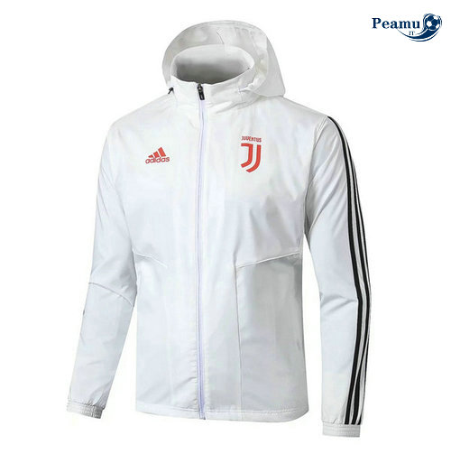 Giacca A Vento Juventus Bianco/Nero 2019-2020