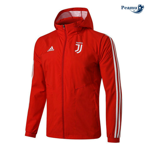Giacca A Vento Juventus Rosso/Nero 2019-2020