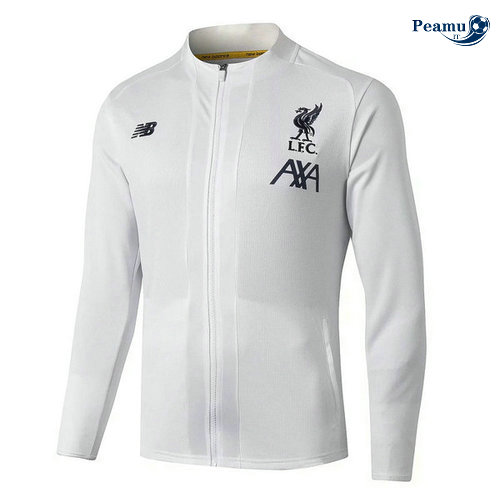 Giacca Calcio Liverpool Bianco 2019-2020