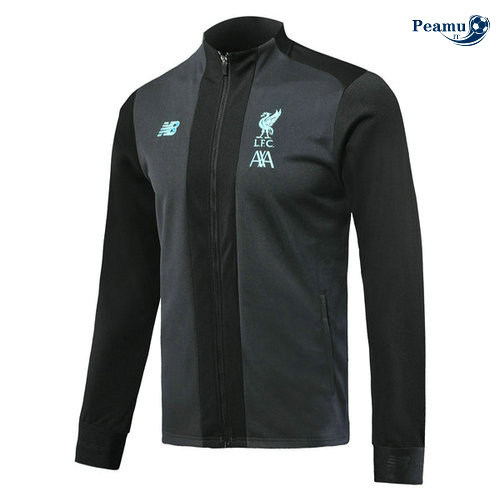 Giacca Calcio Liverpool Grigio/Nero 2019-2020