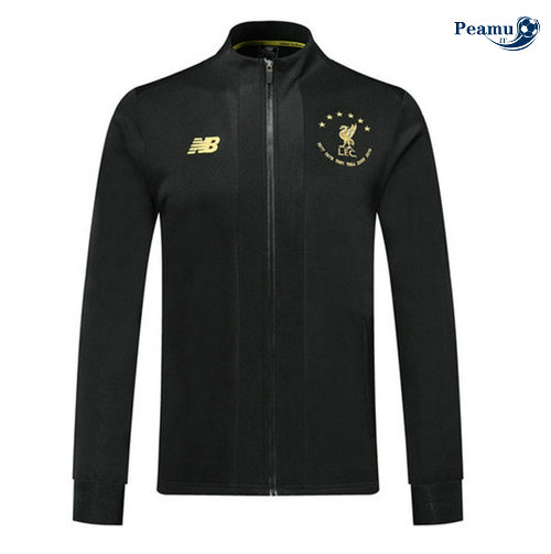 Giacca Calcio Liverpool 6 étoiles Edition Commemorative Nero 2019-2020