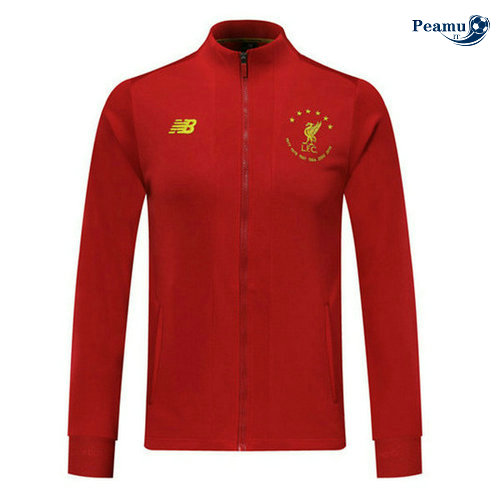 Giacca Calcio Liverpool Six Times edition commemorative Rosso 2019-2020
