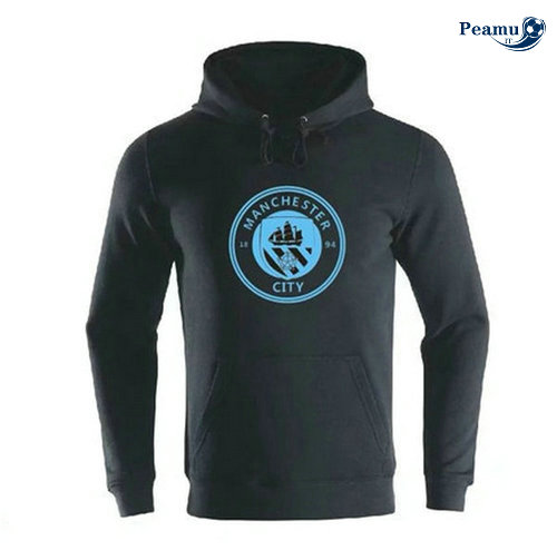 Giacca Con Cappuccio Manchester City Nero 2019-2020